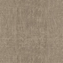 Taupe Russel Distressed Damask Wallaper