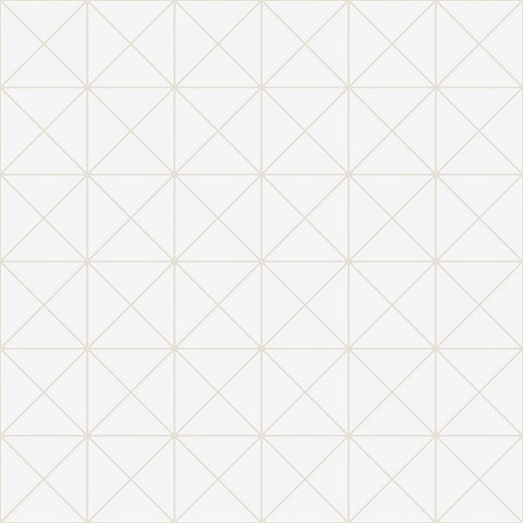 Taupe Simple Geometric Triangles & Squares Wallpaper
