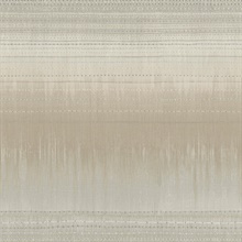 Taupe Southwest Najavo Stripe Wallpaper