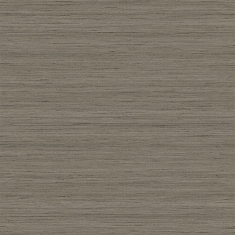 Taupe Textured Horizontal Silk Wallpaper