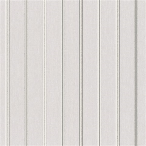 Taupe Thin Glitter & Metallic Stripes Wallpaper