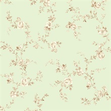 Taupe Tonal Floral Trail