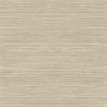Taupe Vinyl Faux Grasscloth Wallpaper