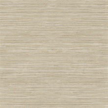 Taupe Vinyl Faux Grasscloth Wallpaper