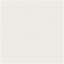 Taupe & White Wicker Screen Textured Wallpaper