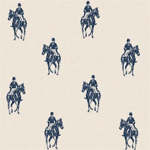 Tavistock Linen Dressage Horse Regal Wallpaper