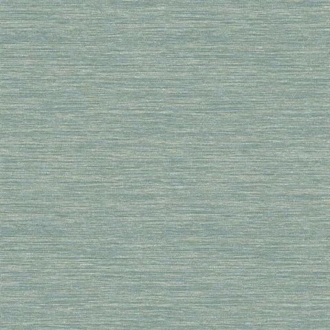 Teal Challis Woven Wallpaper