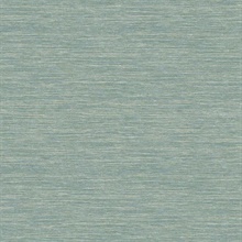 Teal Challis Woven Wallpaper