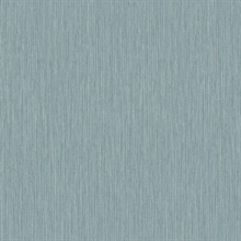 Teal Lined Stria Wallpaper