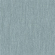 Teal Lined Stria Wallpaper
