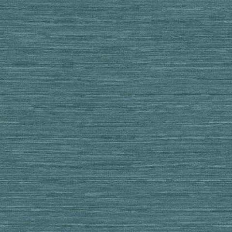 Teal Sisal Textured Wallpaper