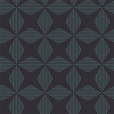 Telestar Navy Blue Geometric Wallpaper