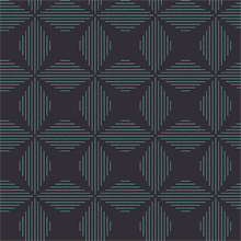 Telestar Navy Blue Geometric Wallpaper