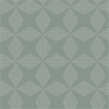 Telestar Teal Geometric Wallpaper