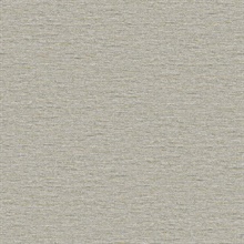 Temple Basket Weave Grasscloth Fog Wallpaper