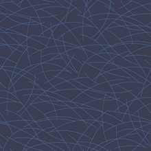 Tenebria Rainforest Modern Wavy Lines Wallpaper