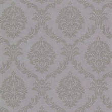 Tennyson Mauve Shimmer Damask Wallpaper