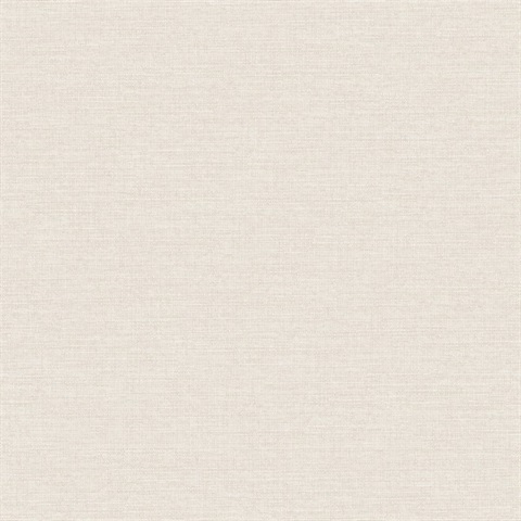 Terrene Cream Faux Linen Wallpaper
