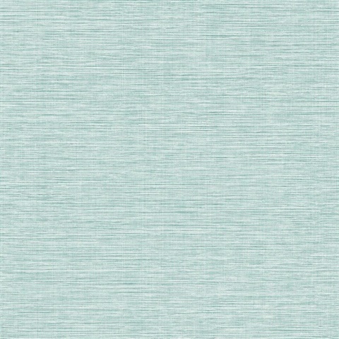 Textile Effect Aqua Textile String Wallpaper