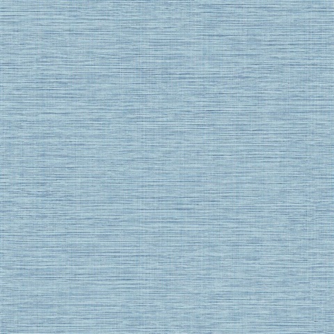 Textile Effect Blue Tulle Textile String Wallpaper