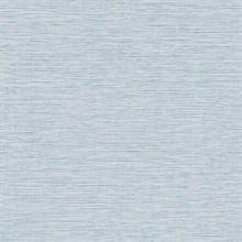 Textile Effect Sky Blue Textile String Wallpaper