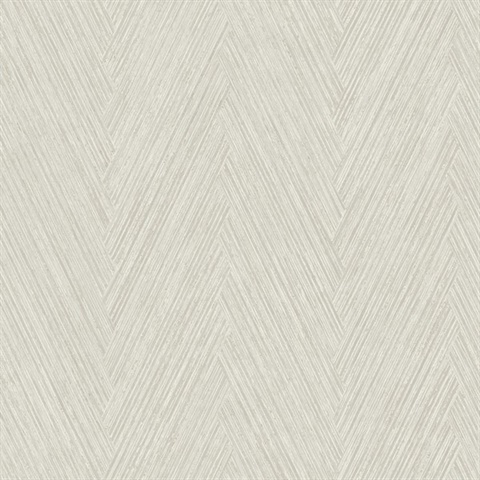 Thatched Chevron Light Neutral Wallpaper