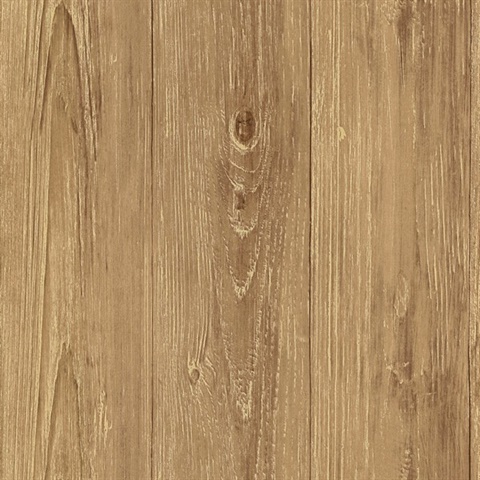 Thatcher Brown Vertical Textured Wood Boards Texture Wallpaper