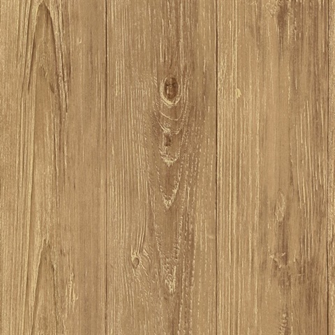 Thatcher Brown Vertical Textured Wood Boards Texture Wallpaper