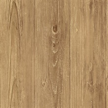 Thatcher Brown Vertical Textured Wood Boards Texture Wallpaper