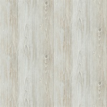 Thatcher Light Grey Vertical Textured Wood Boards Wallpaper