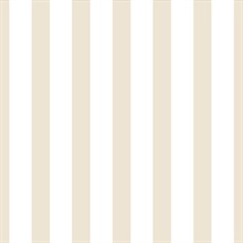 Thin Stripe Natural Beige Wallpaper