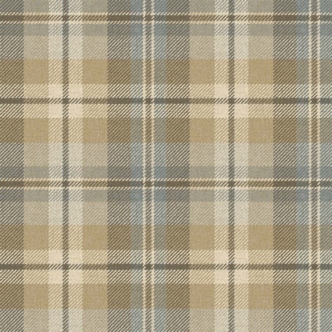 Thornbury Tartan Plaid Seashell Wallpaper