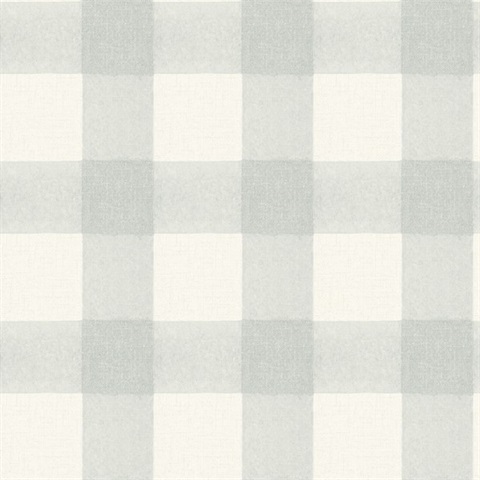 Thorpe Aqua Plaid Wallpaper