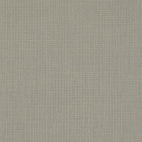 Threads Slate Faux Fabric Wallpaper