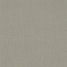 Threads Slate Faux Fabric Wallpaper