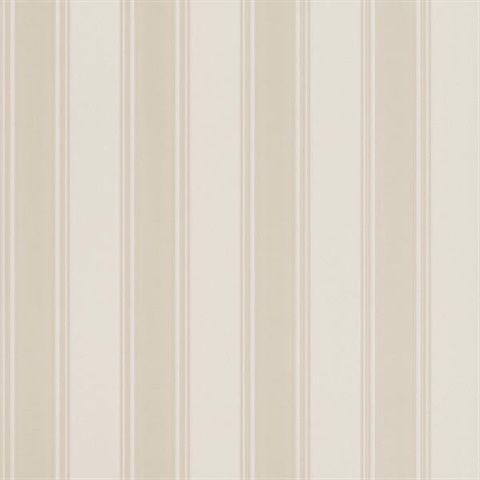 Tiberia Cream Large Satin Stripe