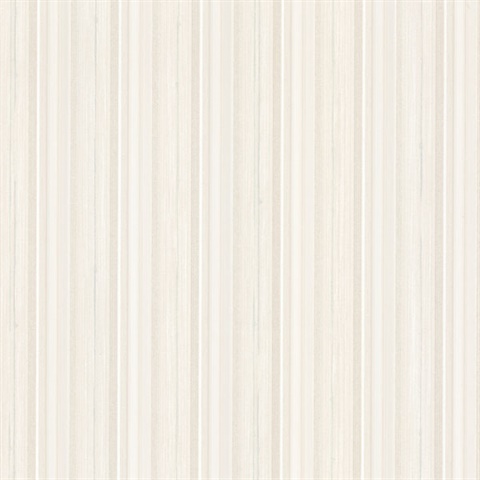 Tiberio White Silk Stripe