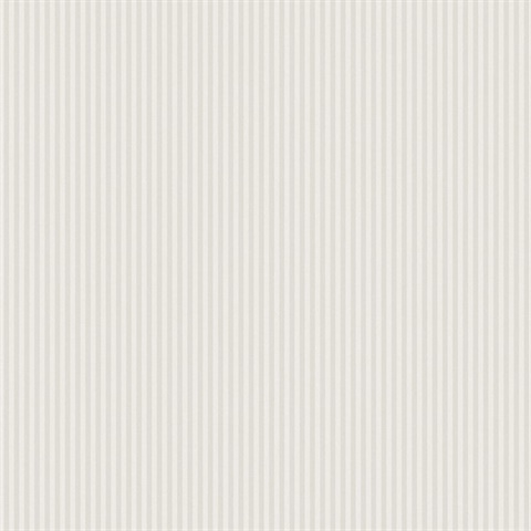 Ticking Light Grey Stripe Wallpaper
