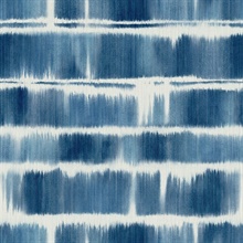 Tie Dye Shibori Blue Watercolor Wallpaper
