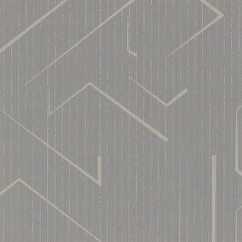 Tikal Pottery Grey Commercial Wallpaper