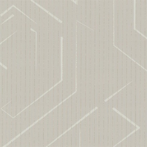 Tikal Soft Taupe Commercial Wallpaper