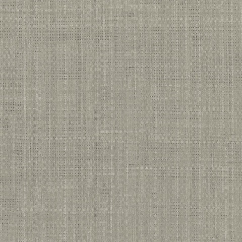 Tiki Grey Faux Grasscloth