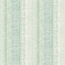 Tikki Faux Vertical Weathered Stripe Jade Wallpaper