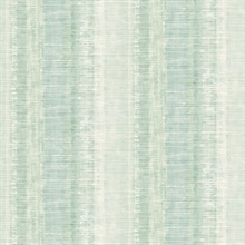 Tikki Faux Vertical Weathered Stripe Jade Wallpaper