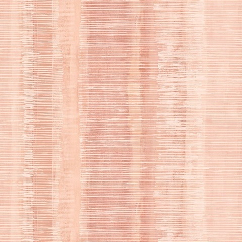 Tikki Faux Vertical Weathered Stripe Pink Wallpaper