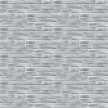 Tile Brushed Metal Tile Silver Peel and Stick Wallpaper