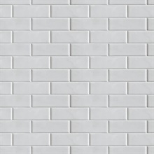 Tile Subway Tile Ivory Peel and Stick Wallpaper