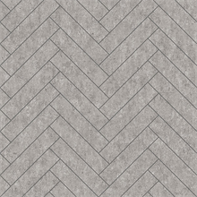 Tiles Light Grey Herringbone Concrete Wallpaper