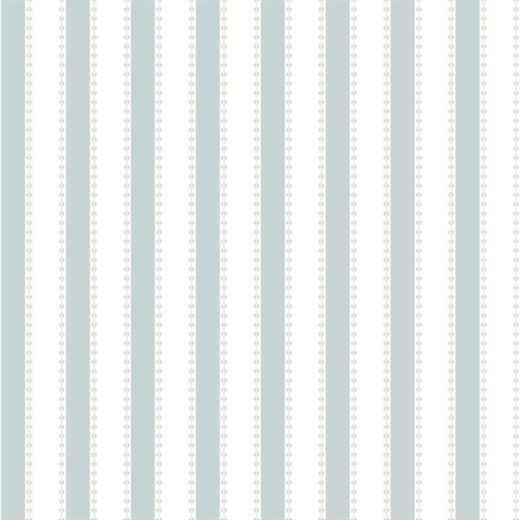 Tilford Light Blue Awning Linen Stripe Wallpaper