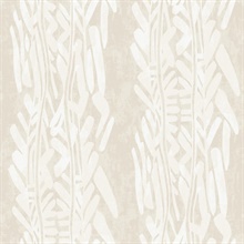 Timira Beige Vertical Stripe Wallpaper